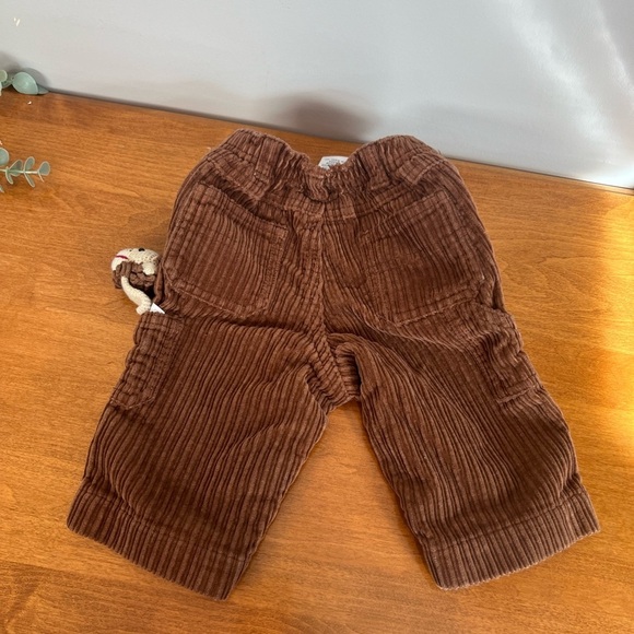 Gymboree Brown Corduroy Casual Bottoms with Pocket Lion NWOT 3-6M - Picture 3 of 6
